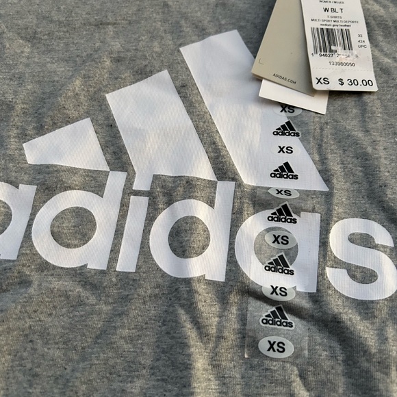 Adidas Womens Cotton Badge Of Sport T-Shirt size XS - Picture 2 of 4